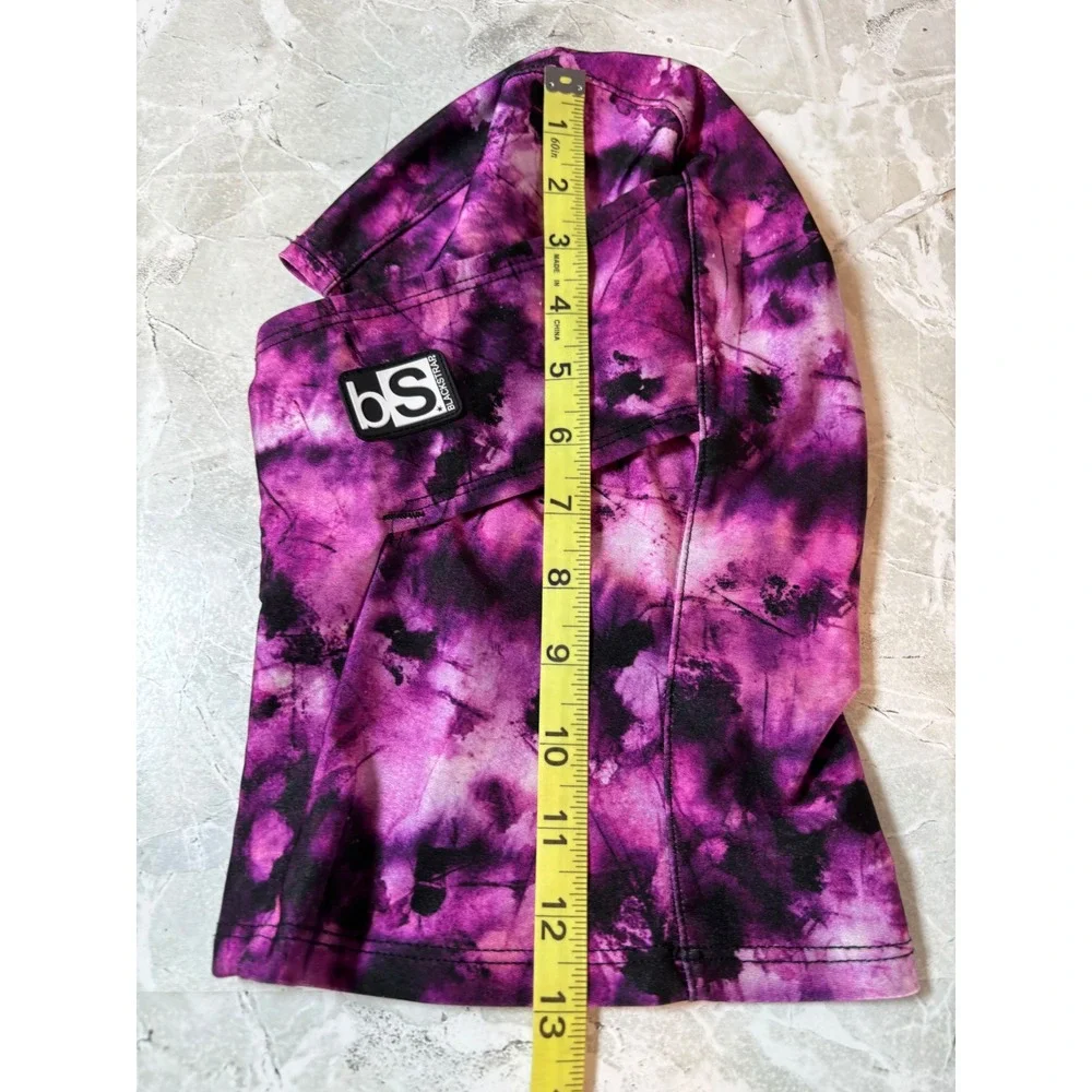 BlackStrap‎ Kids Balaclava Face Mask Purple Tie Dye Orchid Ski Snowboard Hooded